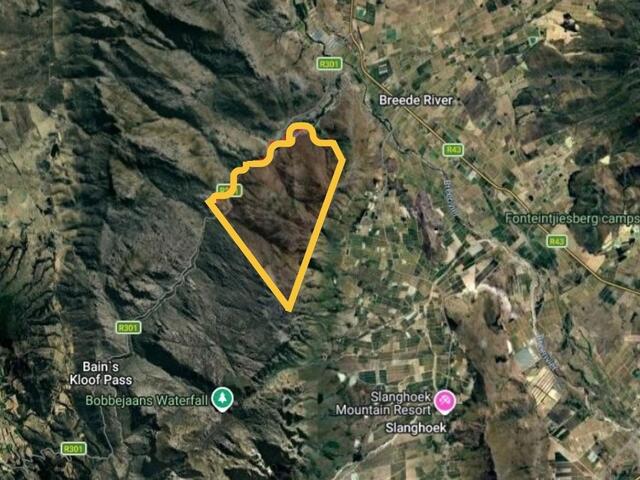 Farm 963 Tarentaalberg Bains Kloof Road Bainskloof Wellington